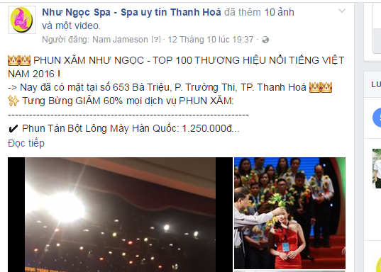 Thanh Hoa thiêt kế web Spa Thiết kế web spa Thanh Hóa